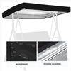 Garden Swing Canopy Replacement Top Cover Tarp Waterproof Sun Protection for Outdoor UV Protection Waterproof Awning Sunshade