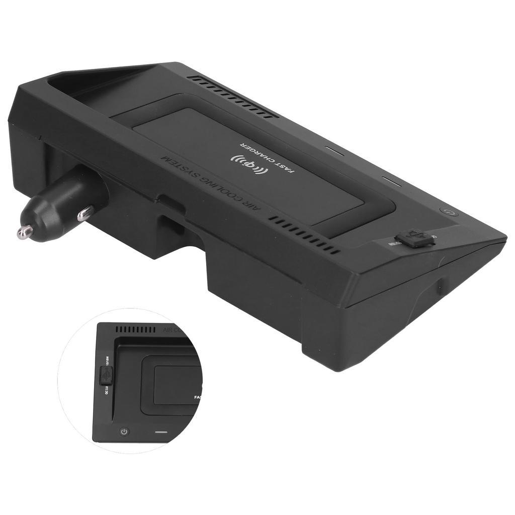 15W Car Wireless Charger QC3.0 USB Port QI Fast Charging Mobile Phone Holder Multiple Protection