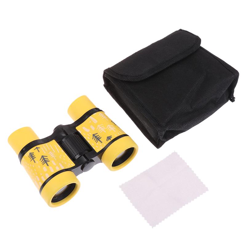 4X30 Telescope Children Outdoor Camping Binocular Telescope With Storage Bag Kids Educational Learning Telescope Birthday Gifts