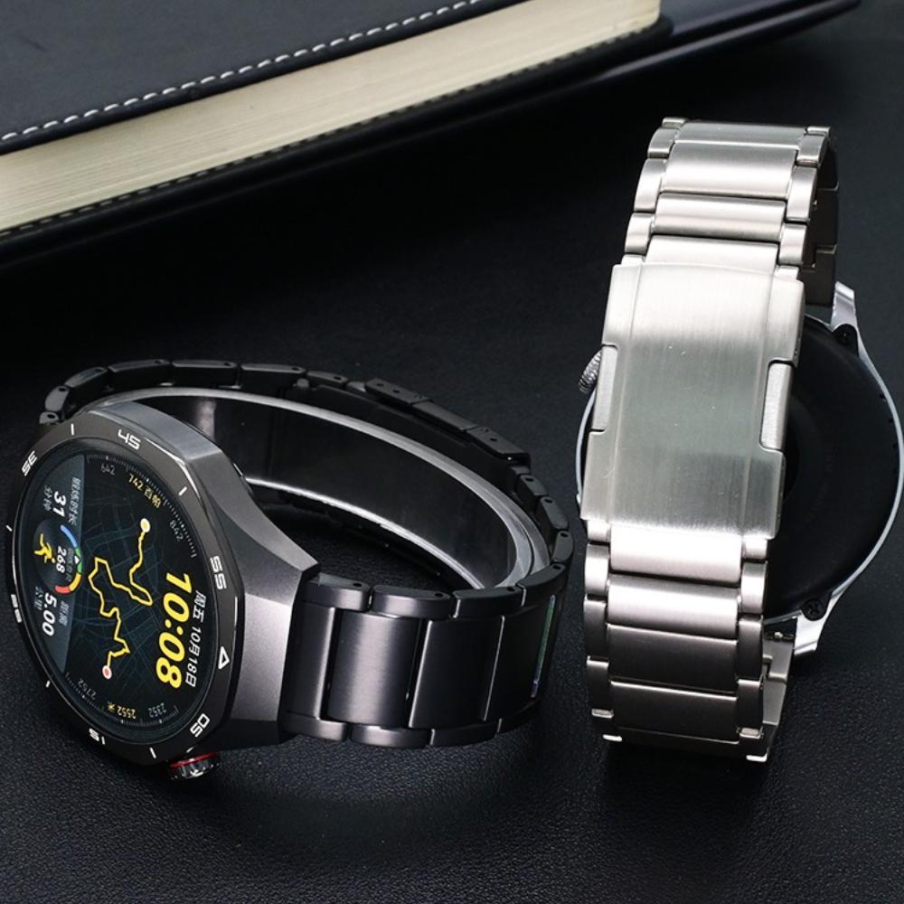20 22mm Titanium Strap for Huawei GT5/4 Pro 46mm Metal Band for Samsung Galaxy Watch 7 6 40mm 44mm Bracelet for Amazfit Active 2