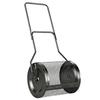 Compost Spreader, 20" Peat Moss Spreader with Detachable U-Shaped Handle and Metal Mesh Basket