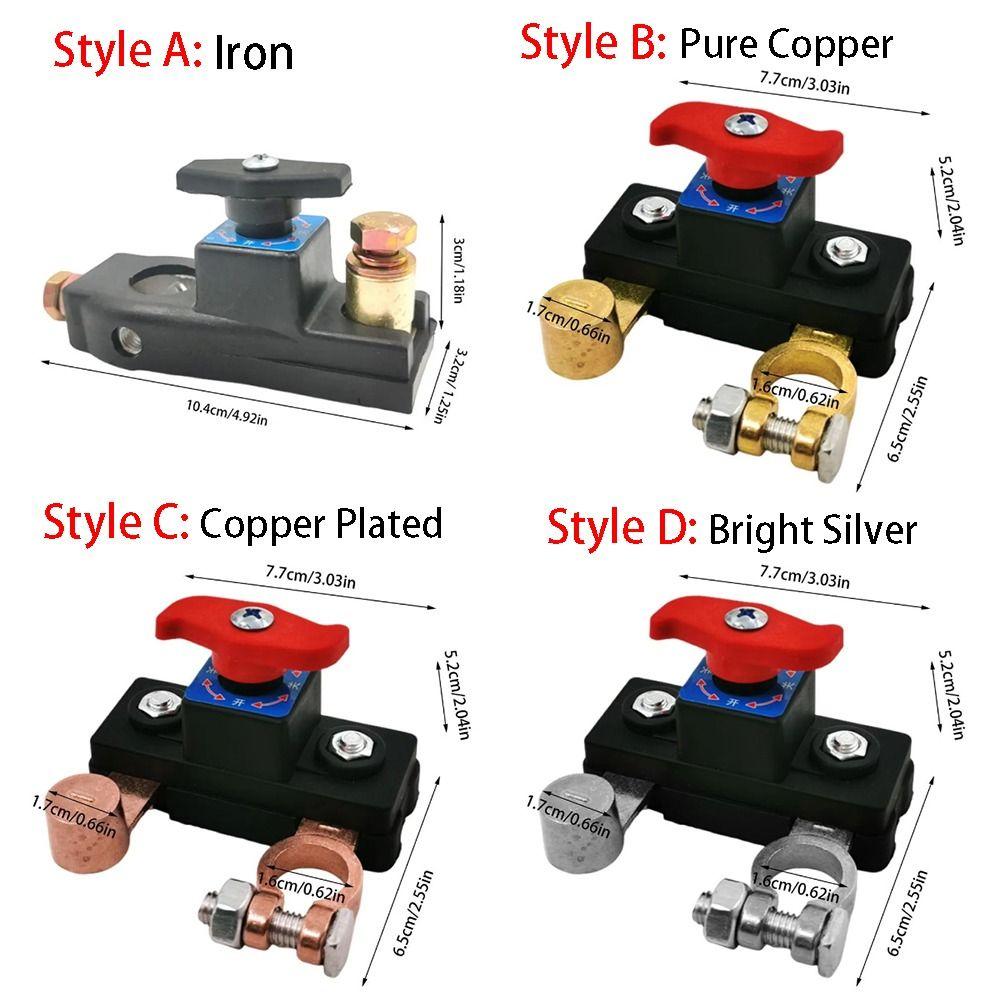 Quick Cut-off Car Battery Disconnect Switch Car Power Switch Isolator Truck Auto Vehicle Parts