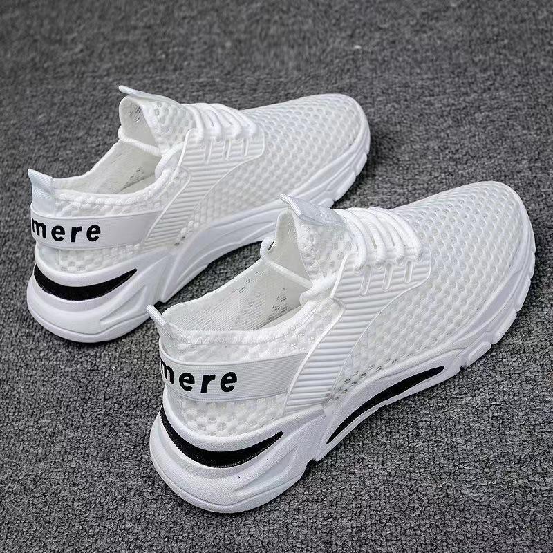 Men's 2025 Breathable Flyknit Sports Shoes: Lightweight, Trendy, Casual Summer Style
