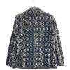 GIORGIO ARMANI 6HAG50AJDSZ 2020 Black Velvet All-over Print Jacket Jacket 38 blackUsed