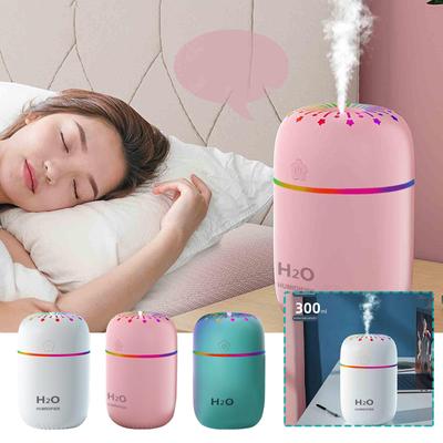 300ml Mini Portable Ultra-Quiet USB Charging LED Night Light A-ir Humidifier