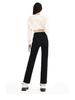 Women's 2025 High-Waist Slim Black Cigarette Jeans for Summer
