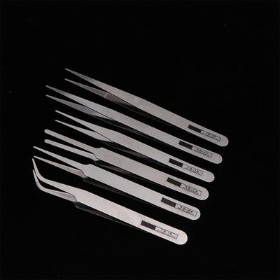 6 Stück Uhrenreparaturwerkzeug Professionelle Edelstahl Gerade Gebogene Pinzette Uhrmacher Detailreparaturwerkzeuge Für Mechanische Quarz