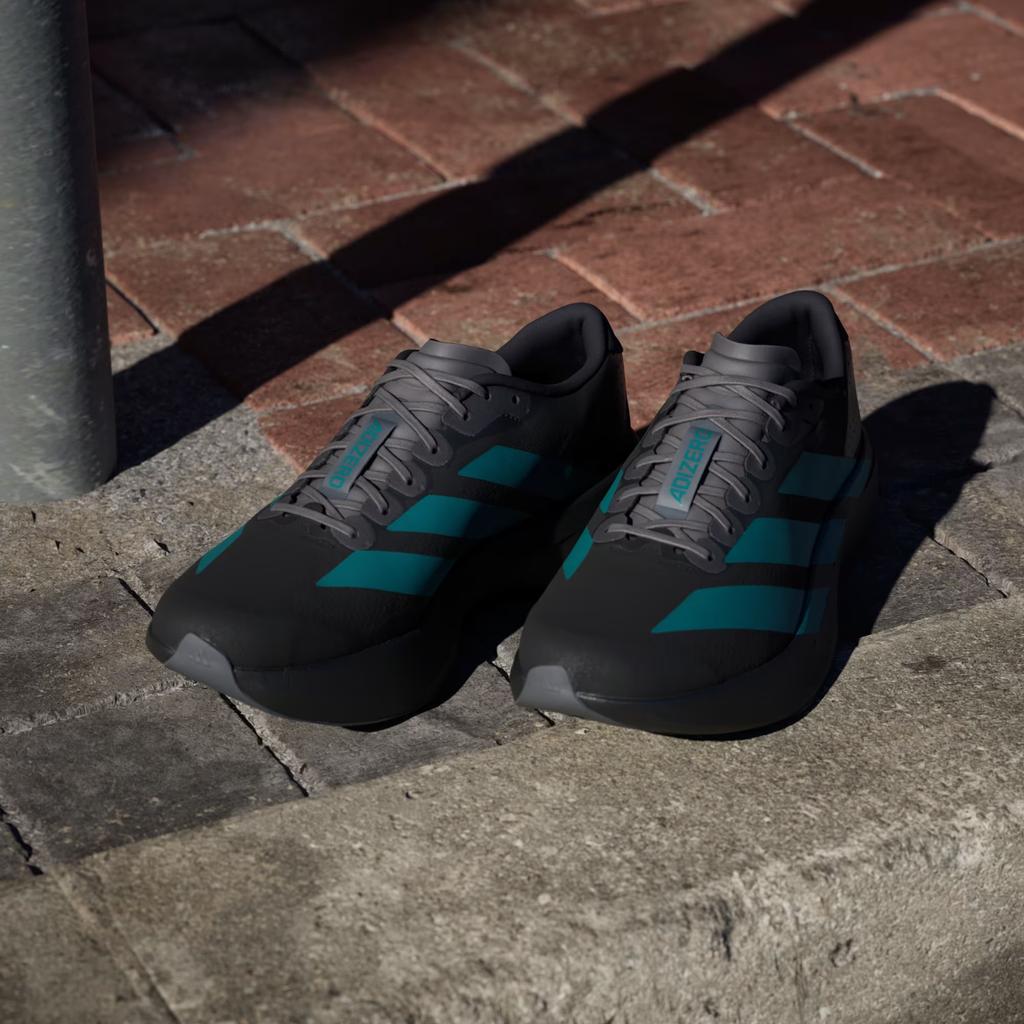JS4488 Adidas Adizero Evo SL Core Black Pure Teal Grey Four (Men's)
