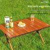 Portable Aluminum Roll-Up Camping Table