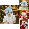 Whimsical Christmas Santa Monster Hat With Fun Inflatable Design For Festive Holiday Atmosphere