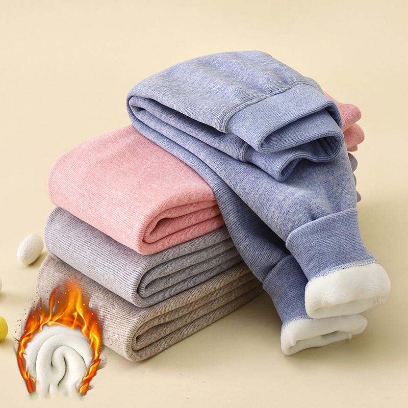 Children's Boys Trousers Pants Winter Thickened Baby Long Pants Girls Leggings Kids Pants