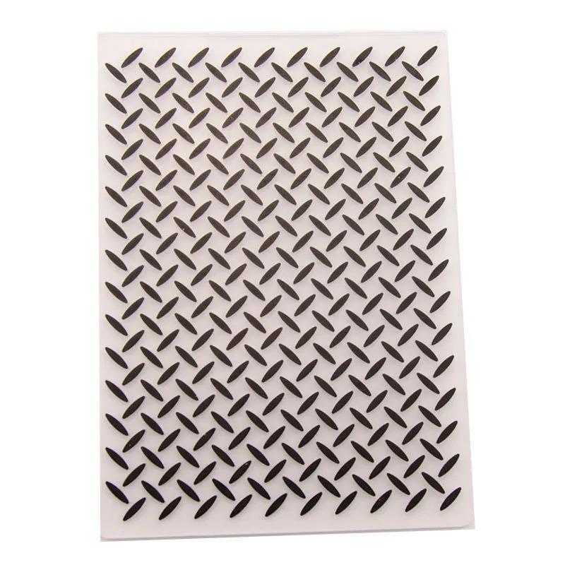3D Textured Impressions Embossing Folder, Line Textured Dot Background Embossing Folder for Card Making DIY Craft Art Supplies