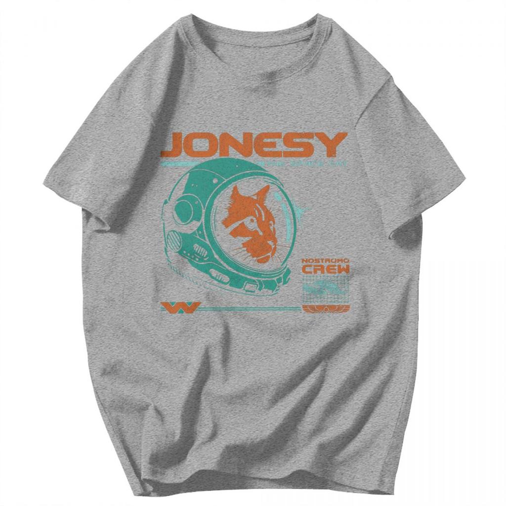 Men T Shirt Jonesy  Surviving Nine Lives Aboard The Nostromo Awesome Idea Y2K Graphic Short Sleeve Unisex Clothes T Shirts