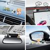 Car Cute Cat Decor Rearview Mirror Ornaments Decorations Dashboard Truck Interior Ornament Decorate Funny Pussy Figure EV Decorative Gifts RV Decors