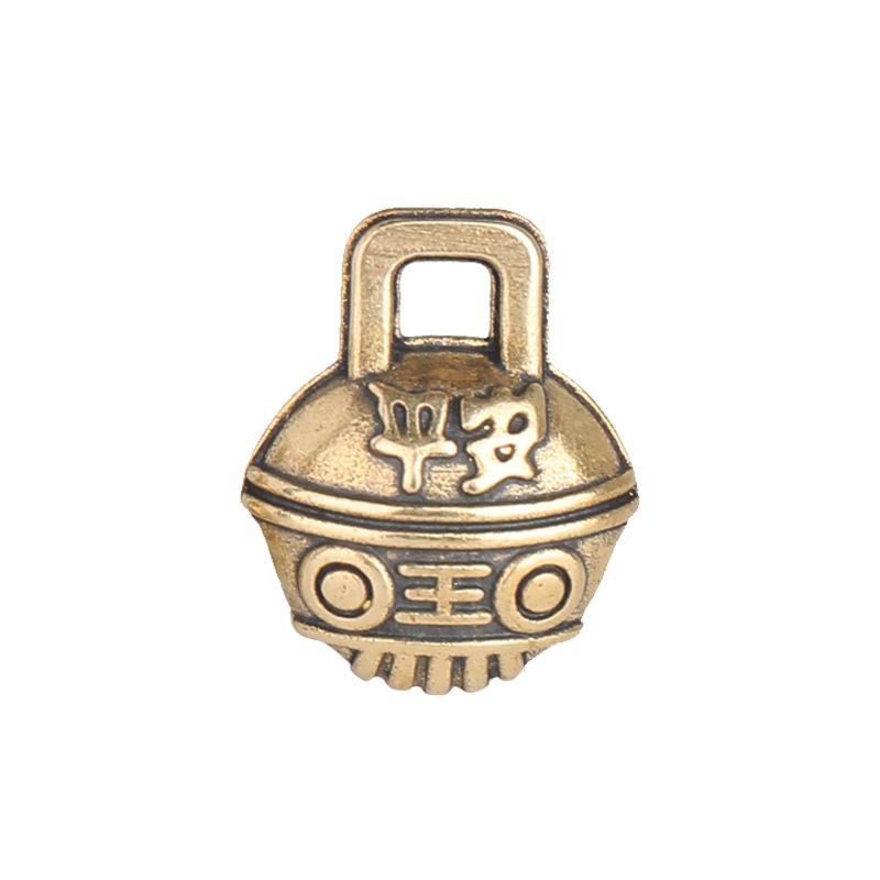 

Счастливый брелок-колокольчик, подвеска, украшение для автомобиля, подвеска, латунный колокольчик с тигриной головой