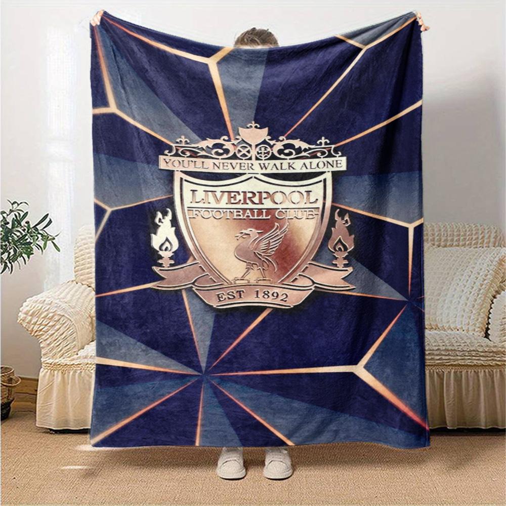 Liverpool Blanket Soft & Cozy Perfect for Couch Office Seaside for All Occasions Playful Design Ideal Gift For Birthday Valentine'S Day