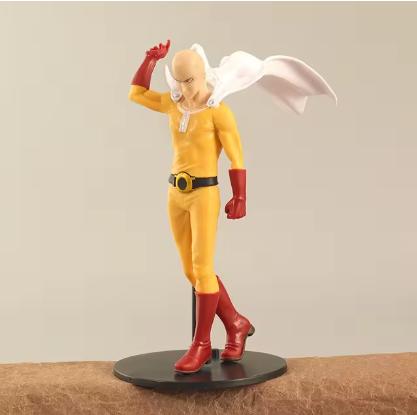 18CM Anime Figürü ONE PUNCH-MAN Figürü Kel Saitama Tatsumaki Ayakta Figür Model Oyuncak Statik Set Masaüstü Süsleri PVC