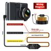 Dash Cam Cable 3-Lead Dash Cam Cord With Display Voltage Monitor Type C Hard Wire For Vehicle Safety Systems Electronics