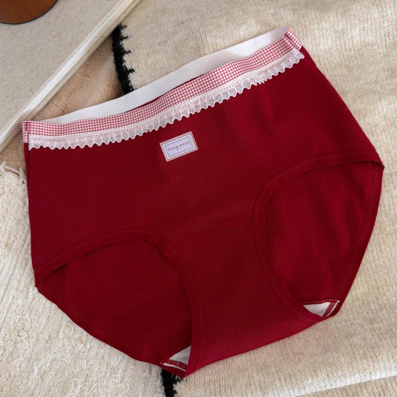 

Sweet Cherry Women s Mid-Waist Cotton Panties - Antibacterial, Full Coverage, Comfortable Hip-Hugging Briefs. XL (120-140 jin)