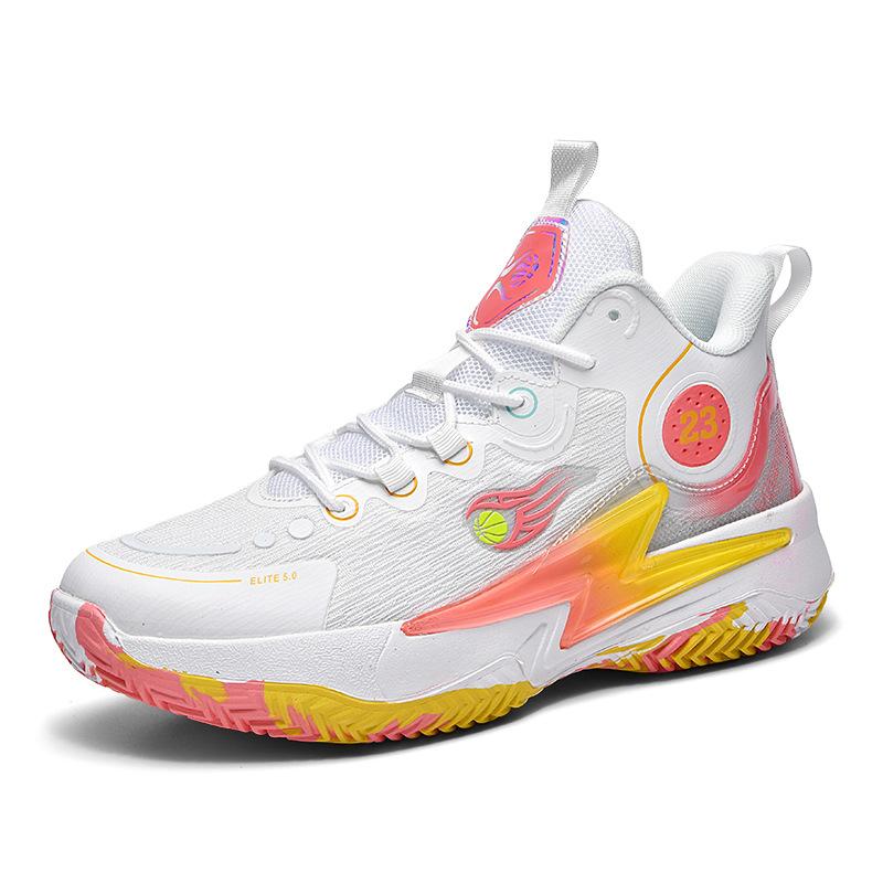 New Basketball Shoes for Boys and Teenagers, Students, Actual Combat, Cement Floor Anti-skid Sports, Running Competition, Playing Shoes Fashion