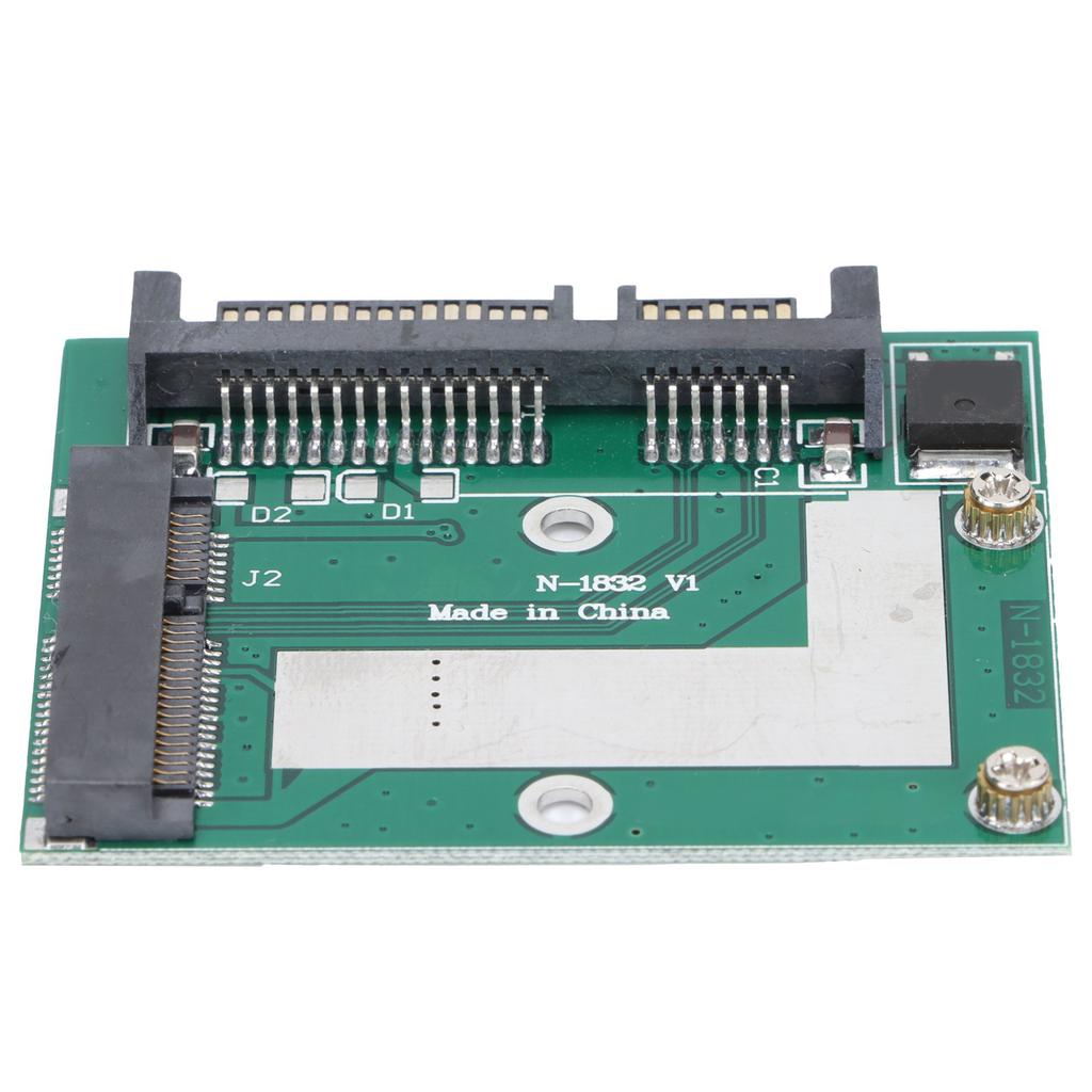 Converter Card MSATA SSD to 2.5 SATA 6.0gps Transfer Card for Windows for Linux for OS X 10