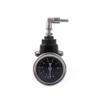 Black Adjustable Fuel Pressure Regulator Injection with Gauge & barbed Fittings