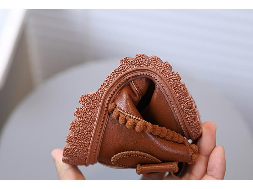 Girls' Autumn Leather Martin Boots – Stylish, Versatile Short Boots for Toddlers