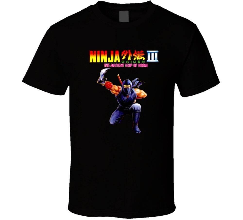 

Футболка унисекс Ninja Gaiden Nes Box Art в стиле ретро с видеоигрой