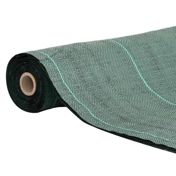 VidaXL Membrane anti-mauvaises herbes vert 1x10 m PP, tissu anti-mauvaises herbes, membrane de contrôle des mauvaises 4005249