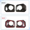 Aunginsy Front Fog Light Lamp Cover Compatible with Toyota Tacoma 2016-2023 Front Fog Lights Guard Front Bumper Lamp Frame Bezels Front Side Light