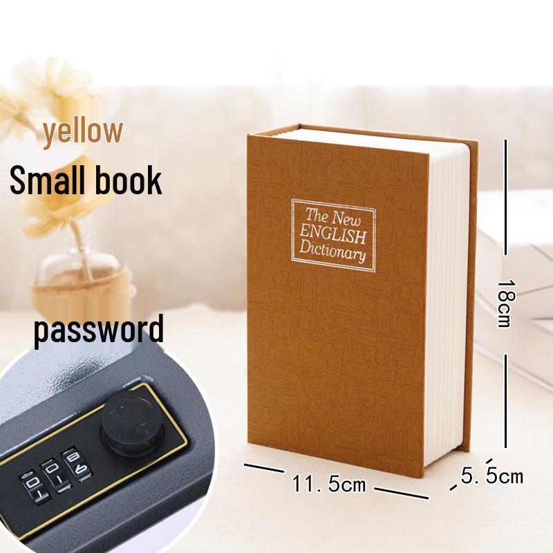 Large Combination Lock Book Safe Piggy Bank for Kids – Cute Birthday Gift for Paper Money and Coins