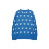 MLB Boston Red Sox Heart Jacquard Letter Embroidered Loose Pullover Sweater Unisex sweater Blue 3AKPH0131-43BLS