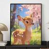 Disney Diamond Painting Kit Bambi Spring Forest Scene Handmade Cross Stitch DIY Diamond Art Home Bedroom Wall Decor Gift
