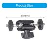 2Pieces Ballhead Clamp Clip Flexible Magical Arms with 1/4inch Male Thread Adapter for Camera Monitor Light Stand