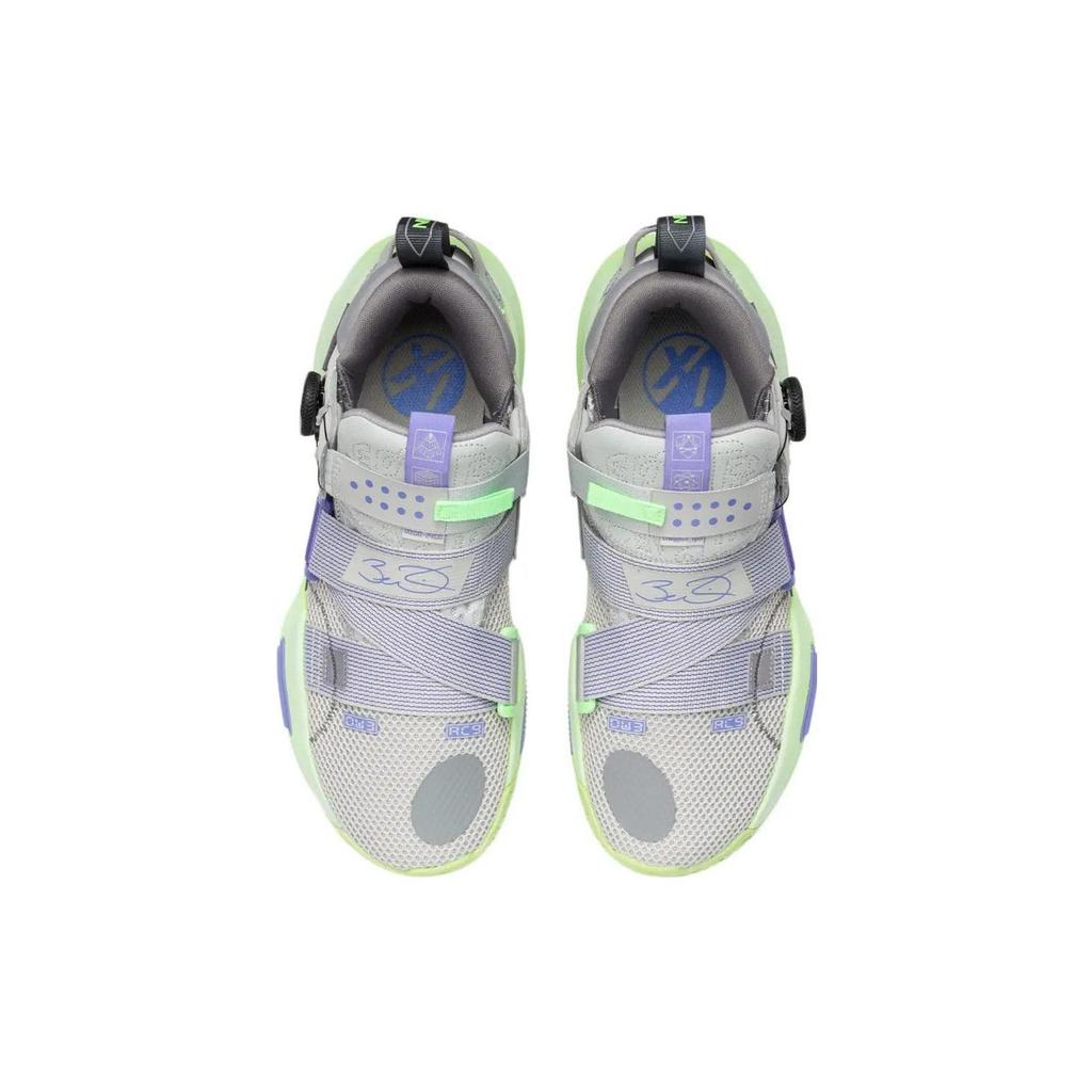 Li Ning All City 9 V2 Textile, Synthetic Leather, TPU Cushioning Slip Resistant Abrasion Resistant Coverage Support ABAR121-5