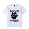 Fashion Men T-shirt Funny Cat Print Men Tshirts O-neck Men Shirts Hip Hop Streetwear Luminous Mens Oversized T-shirt Male Tees