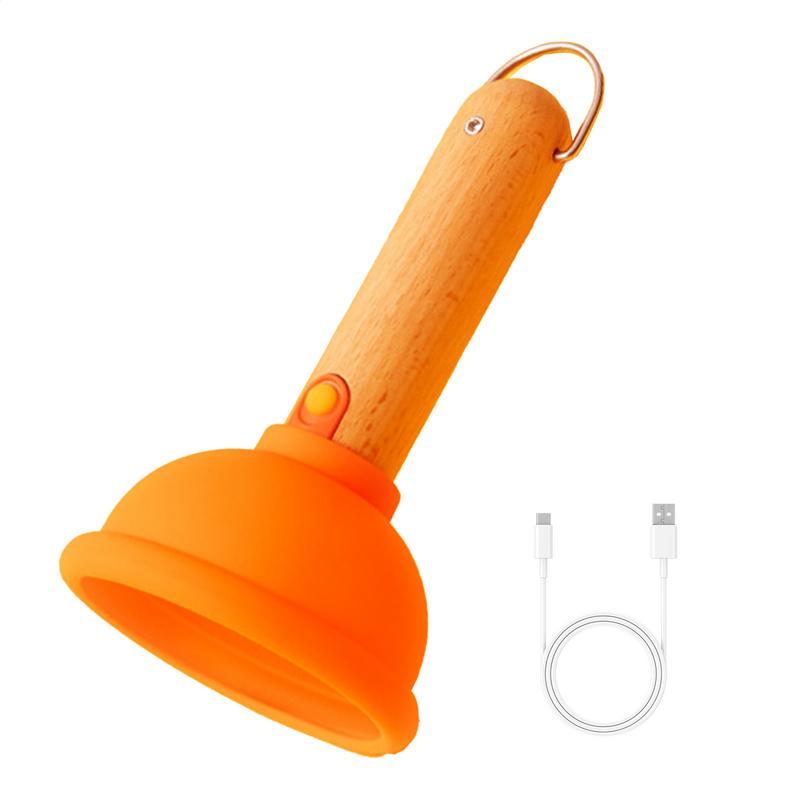 Plunger Night Light Cute LED Lamp Toilet Plunger Shape USB Charging Desktop Desktop Nightstand Light For Bedroom Table Desk