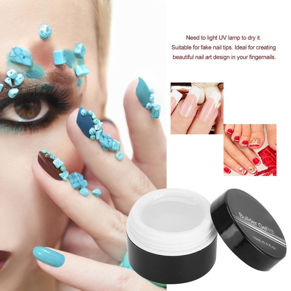 Nail Extension Gel Adhesive Glue Fake Nail Tips UV Gel Builder 21