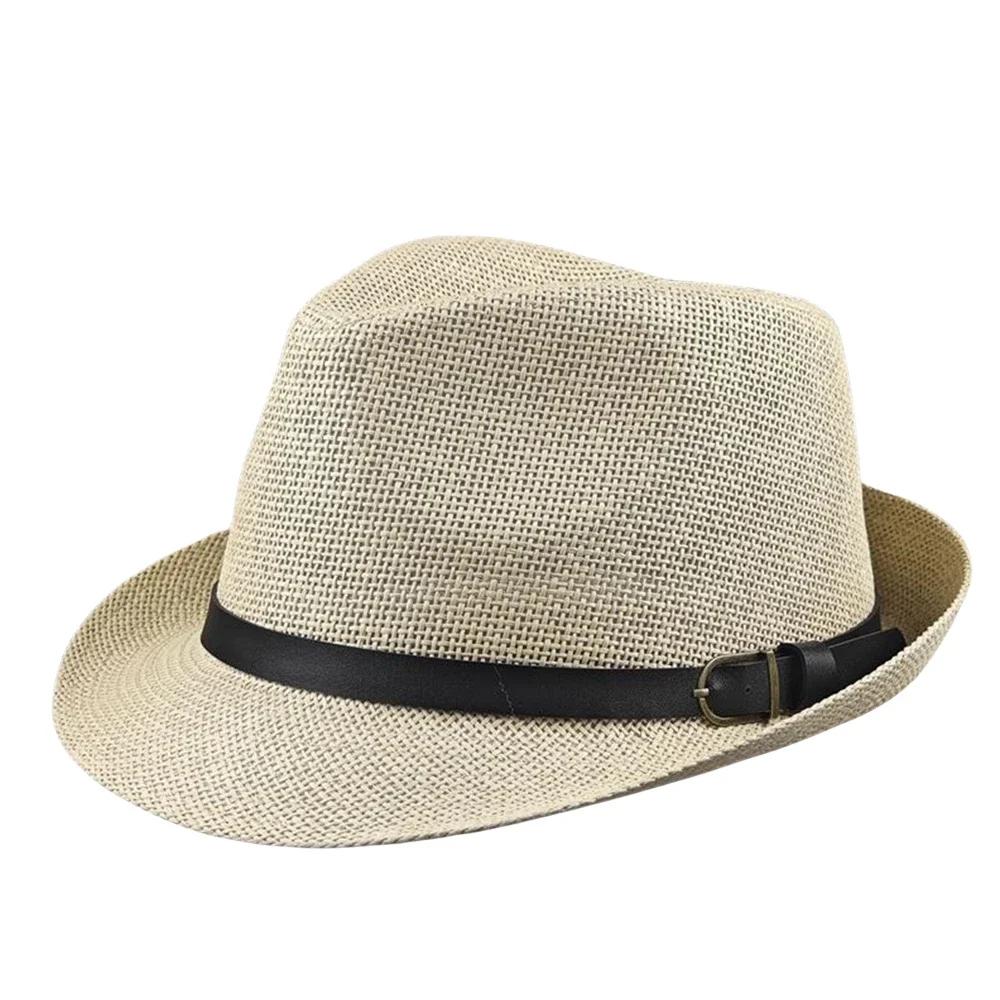 Big Head Men Straw Fedoras  Outdoor Fishing sun hats for men 59 cm 60cm  Dad Summer Beach Fashionable Women's Large Size Hat