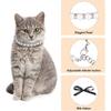4 Pieces Dog Pearl Collars Pet Pearl Necklace Set Cat Pearl Neck Strap Crystal Rhinestones Pearls Charms for Small Dogs Cats Wedding Birthday Party
