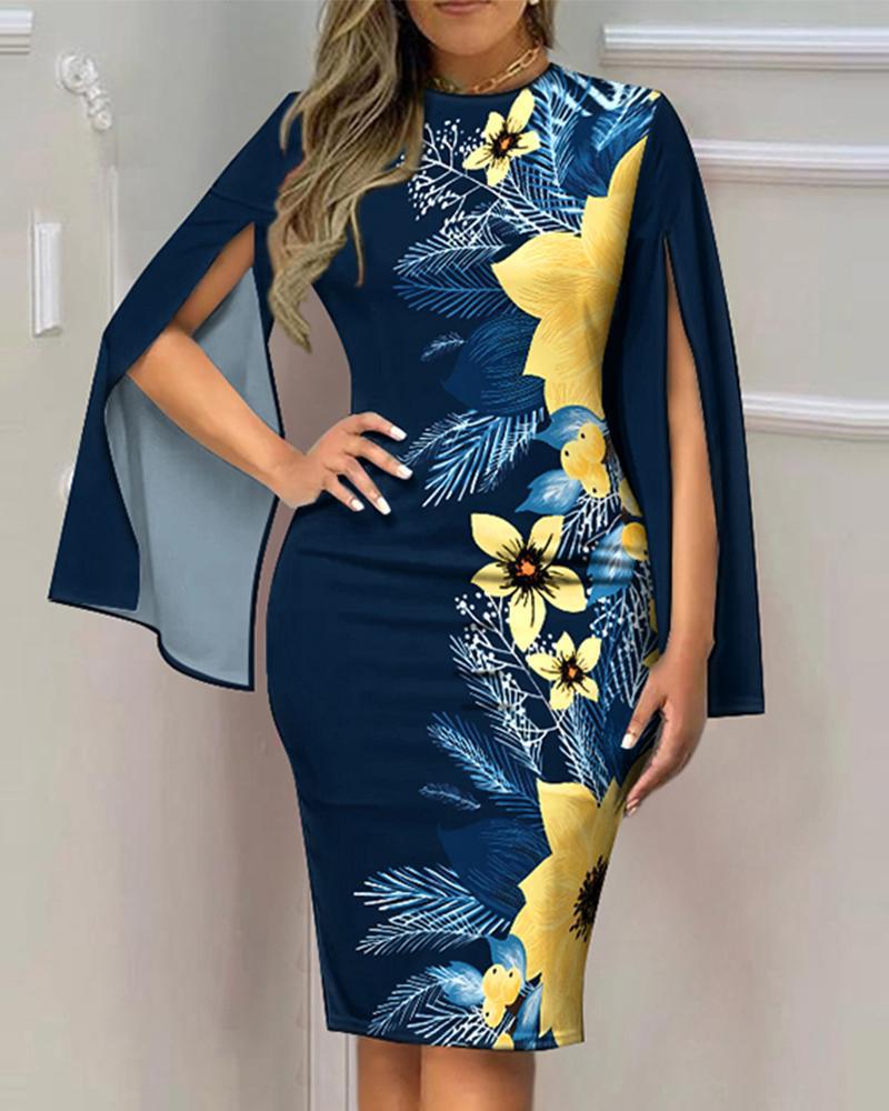 Summer V-neck temperament sexy fashion printed dress women's clothing