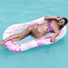 Inflatable Water Lounger with Mesh for Swimming