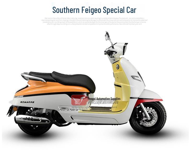 Melalisa Vigo 150 Retro Motorrad Fußpedal Seidenkissen