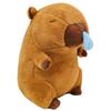 Flauschige Capybara Plüschpuppe Kawaii Capybara mit Schildkröte Stofftier Kuscheltiere Kinder Spielzeug Geburtstagsgeschenk Heimdekoration