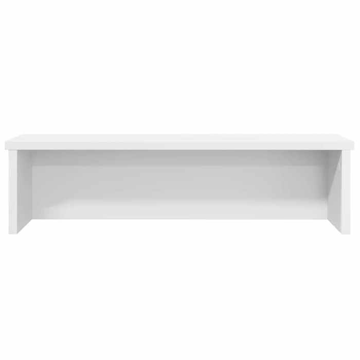 VidaXL Étagère de cuisine empilable blanc 50x15x16cm bois d'ingénierie, étagère de rangement de cuisine, organiseur 860481