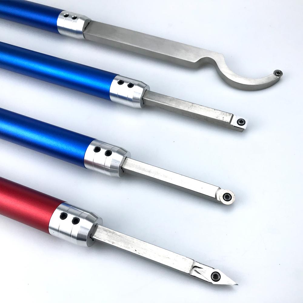 Woodturning Tools Set Woodworking Chisel Carbide Inserts Cutter Stainless Steel Bar Aluminum Handle Wood Turning for Lathe