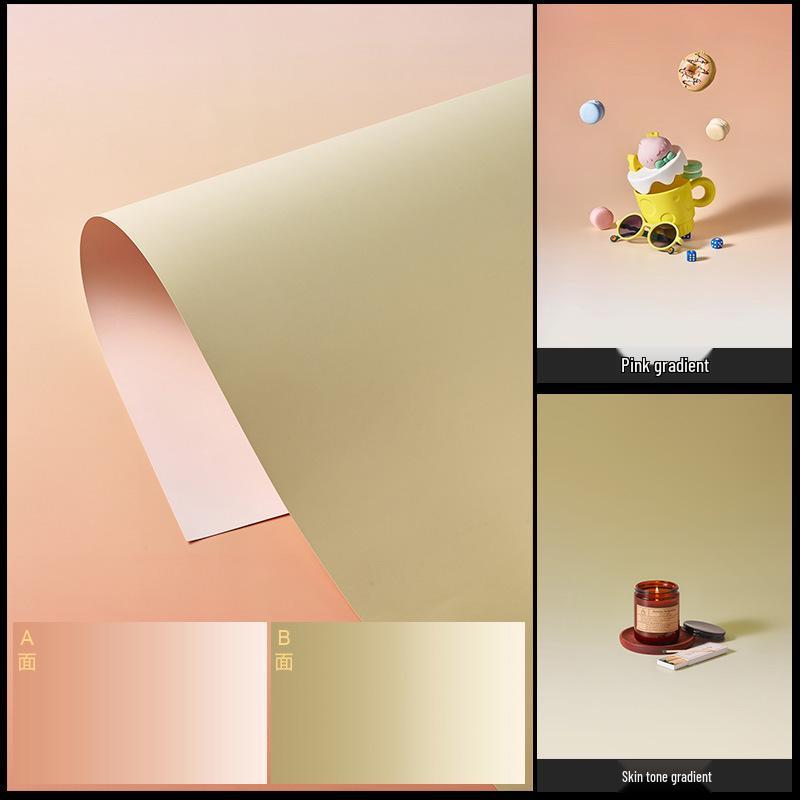 Zweiseitiger Gradient-Fotohintergrund für Produkt- und Stillleben-Aufnahmen