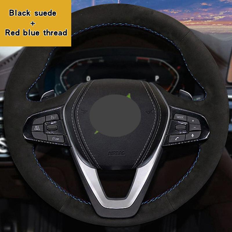 Custom Car Steering Wheel Braid Cover 100% Fit For BMW G20 G21 F40 F44 G22 G23 G26 G30 G31 G32 G11 G12 X3 X4 Car Accessories