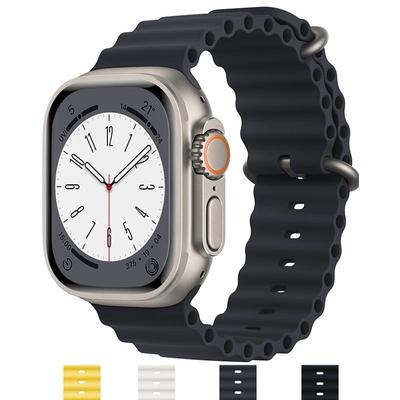 Bracelet océan pour Apple bracelet de montre série 8 ultra 49mm 45mm 41mm montre intelligente 44mm 40m 42mm 38mm iWatch série 7 6 se 5 accessoires