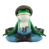 Nontoxic Resin Meditating Frogs Gardener Statue Decors For Outdoor Indoor Use Waterproof Garden Patios Housewarmings Gift